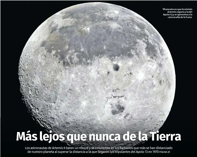 MÁS LEJOS QUE NUNCA DE LA TIERRA