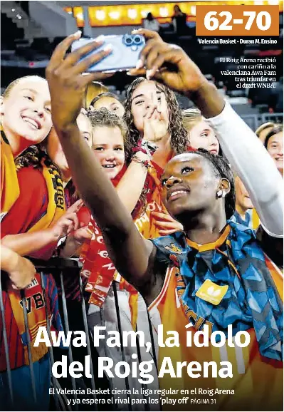 AWA FAM, LA ÍDOLO DEL ROIG ARENA