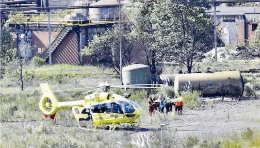 UNA GRAN DEFLAGRACIÓN EN ARCELOR DEJA TRES HERIDOS GRAVES E IMPORTANTES DAÑOS