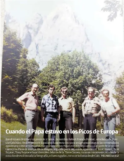 CUANDO EL PAPA ESTUVO EN LOS PICOS DE EUROPA