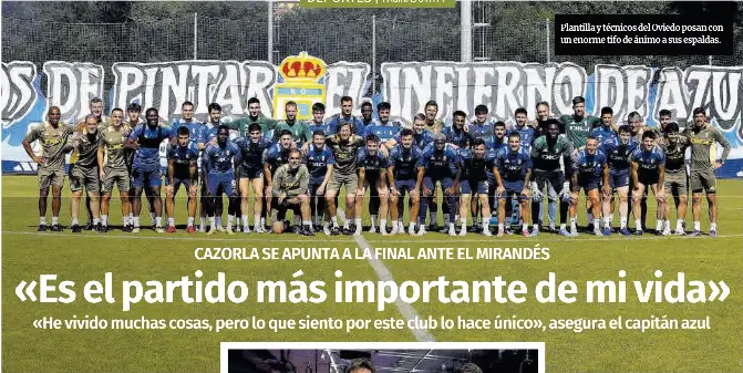 «ES EL PARTIDO MÁS IMPORTANTE DE MI VIDA»