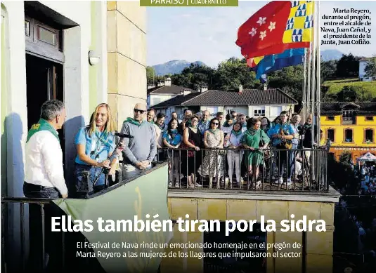 ELLAS TAMBIÉN TIRAN POR LA SIDRA