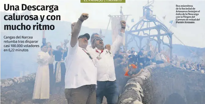 UNA DESCARGA CALUROSA Y CON MUCHO RITMO