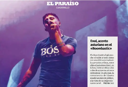 ENOL, ACENTO ASTURIANO EN EL «BOOMBASTIC»