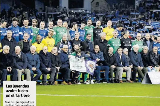 LAS LEYENDAS AZULES LUCEN EN EL TARTIERE