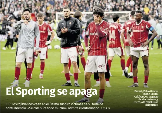 EL SPORTING SE APAGA