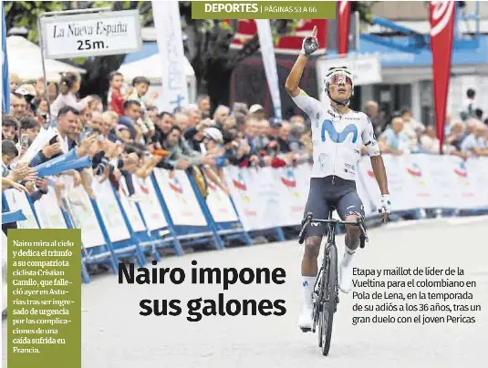NAIRO IMPONE SUS GALONES