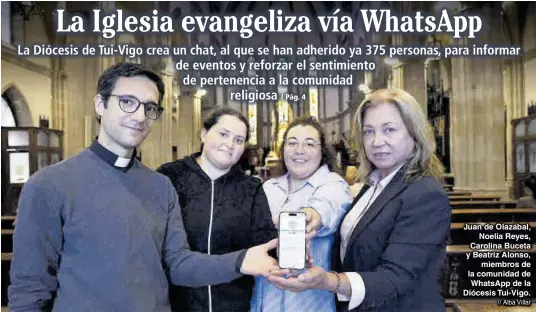 LA IGLESIA EVANGELIZA VÍA WHATSAPP