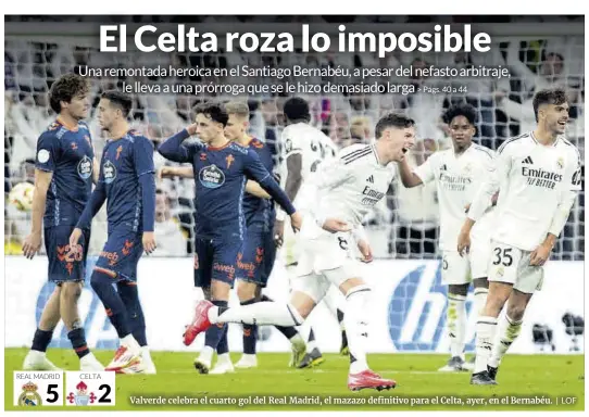 EL CELTA ROZA LO IMPOSIBLE