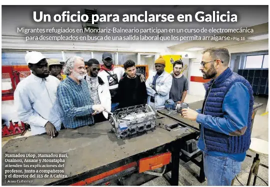 UN OFICIO PARA ANCLARSE EN GALICIA