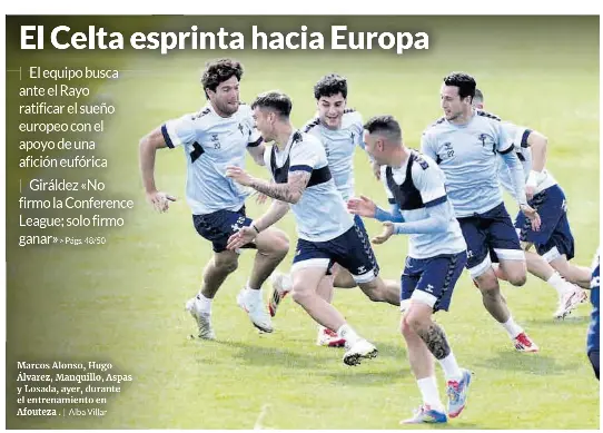 EL CELTA ESPRINTA HACIA EUROPA