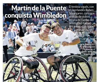 MARTÍN DE LA PUENTE CONQUISTA WIMBLEDON