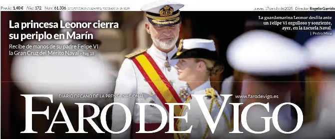 LA PRINCESA LEONOR CIERRA SU PERIPLO EN MARÍN
