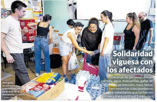 SOLIDARIDAD VIGUESA CON LOS AFECTADOS
