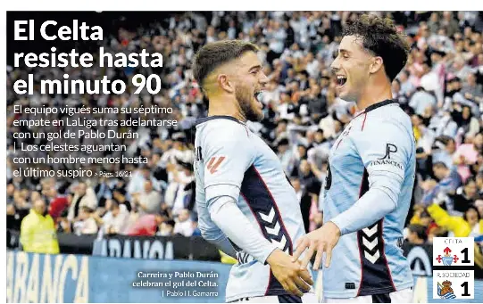 EL CELTA RESISTE HASTA EL MINUTO 90