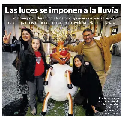 LAS LUCES SE IMPONEN A LA LLUVIA