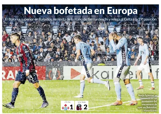 NUEVA BOFETADA EN EUROPA