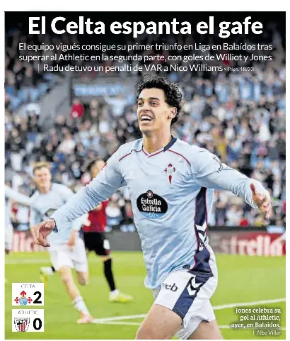 EL CELTA ESPANTA EL GAFE