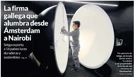 LA FIRMA GALLEGA QUE ALUMBRA DESDE ÁMSTERDAM A NAIROBI