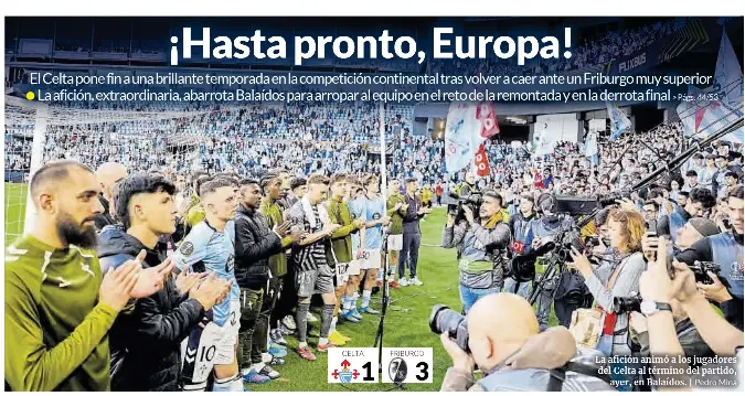 ¡ HASTA PRONTO, EUROPA!