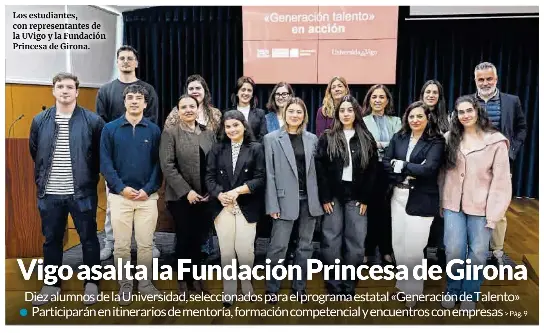 VIGO ASALTA LA FUNDACIÓN PRINCESA DE GIRONA