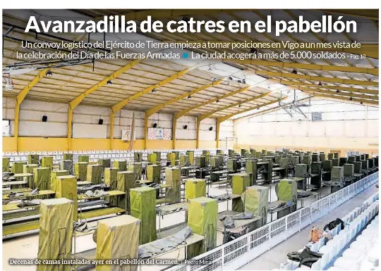 AVANZADILLA DE CATRES EN EL PABELLÓN