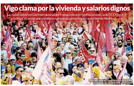 VIGO CLAMA POR LA VIVIENDA Y SALARIOS DIGNOS