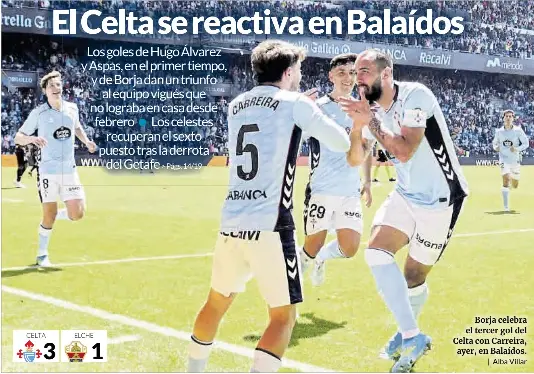 EL CELTA SE REACTIVA EN BALAÍDOS