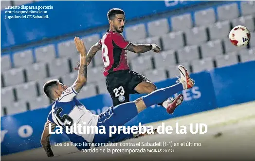 LA ÚLTIMA PRUEBA DE LA UD