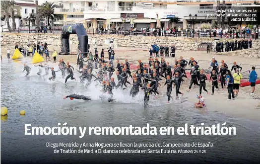 EMOCIÓN Y REMONTADA EN EL TRIATLÓN