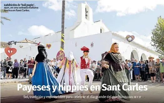 PAYESES Y HIPPIES EN SANT CARLES