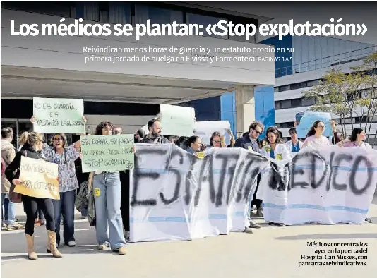 LOS MÉDICOS SE PLANTAN: «STOP EXPLOTACIÓN»