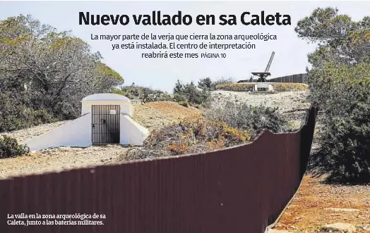 NUEVO VALLADO EN SA CALETA