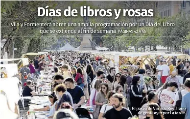 DÍAS DE LIBROS Y ROSAS