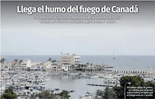 LLEGA EL HUMO DEL FUEGO DE CANADÁ