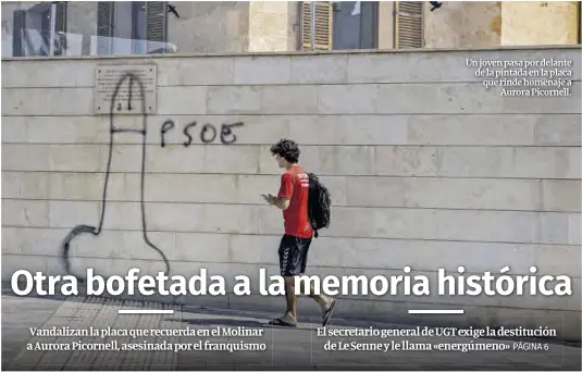 OTRA BOFETADA A LA MEMORIA HISTÓRICA