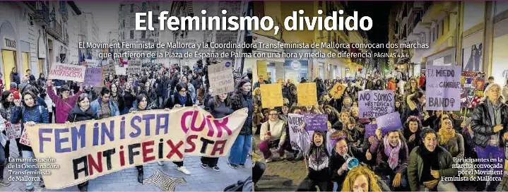 EL FEMINISMO, DIVIDIDO