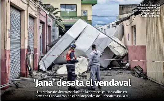 ‘JANA’ DESATA EL VENDAVAL