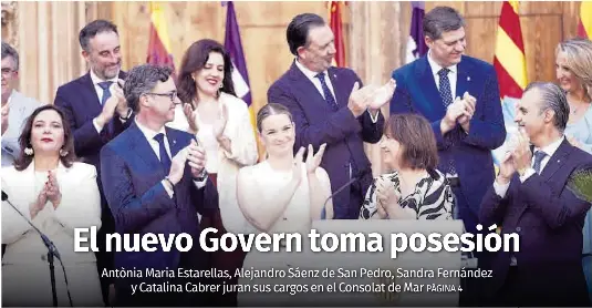EL NUEVO GOVERN TOMA POSESIÓN
