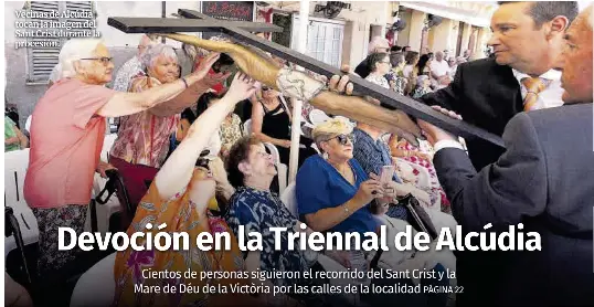 DEVOCIÓN EN LA TRIENNAL DE ALCÚDIA