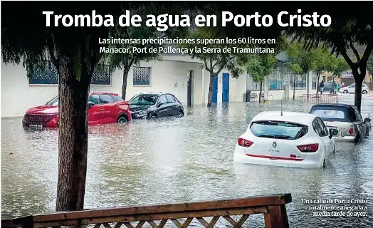 TROMBA DE AGUA EN PORTO CRISTO