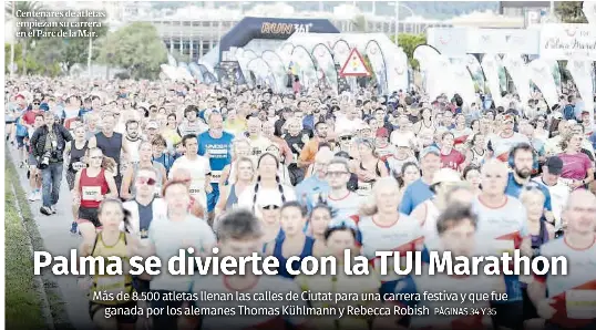 PALMA SE DIVIERTE CON LA TUI MARATHON