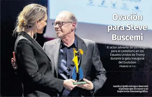 OVACIÓN PARA STEVE BUSCEMI