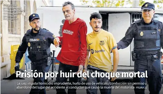 PRISIÓN POR HUIR DEL CHOQUE MORTAL