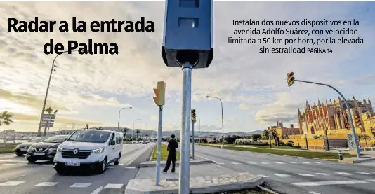 RADAR A LA ENTRADA DE PALMA