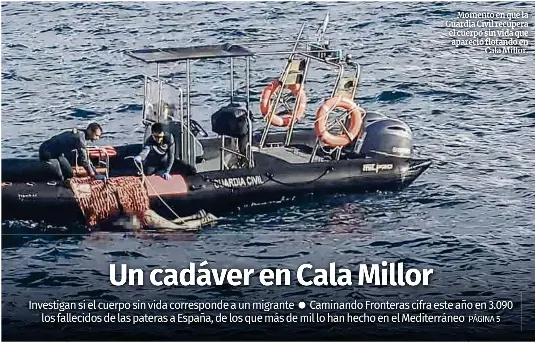 UN CADÁVER EN CALA MILLOR