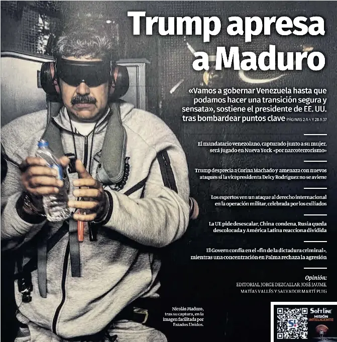 TRUMP APRESA A MADURO