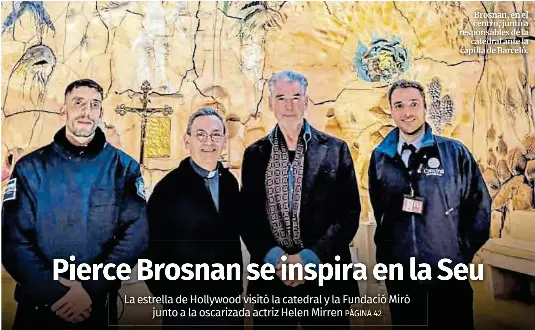 PIERCE BROSNAN SE INSPIRA EN LA SEU
