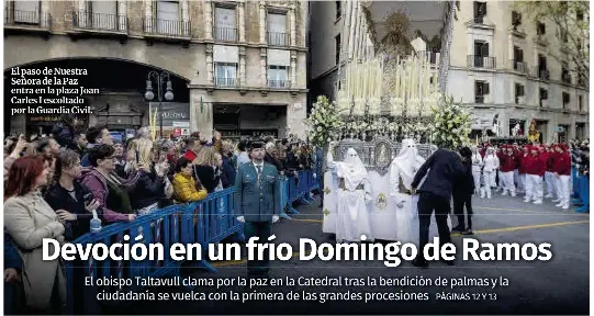 DEVOCIÓN EN UN FRÍO DOMINGO DE RAMOS