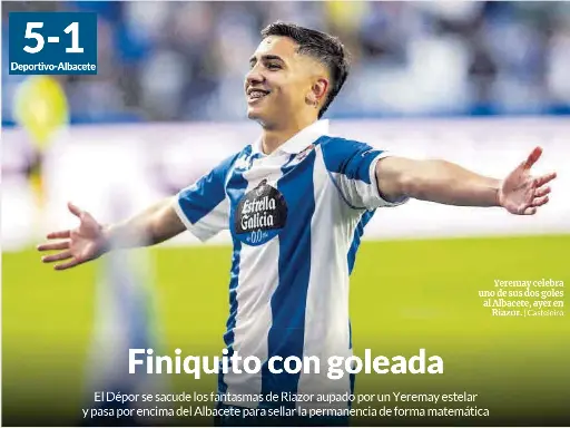 FINIQUITO CON GOLEADA